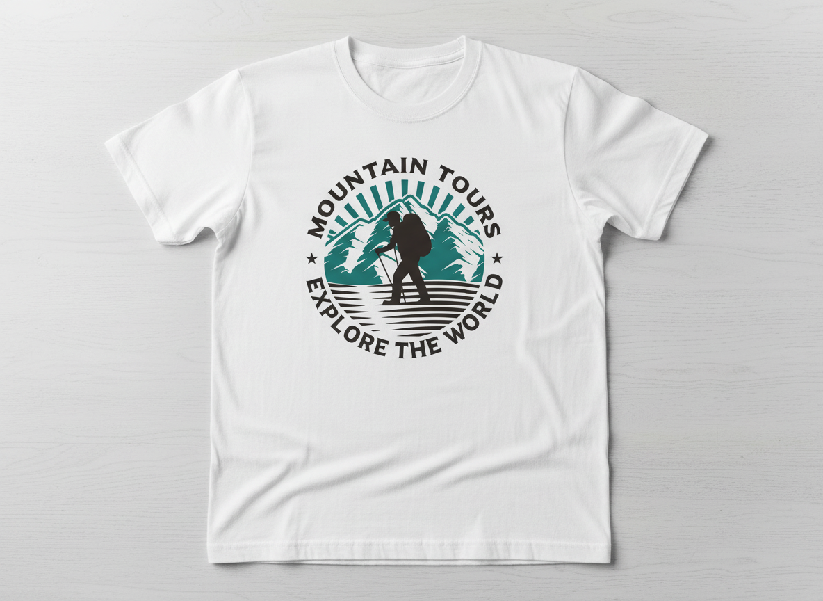 Mountain Tours SVG-Cricut, Silhouette, Sublimation Cut File Canada-Hiking Adventure Silhouette (Digital Download)