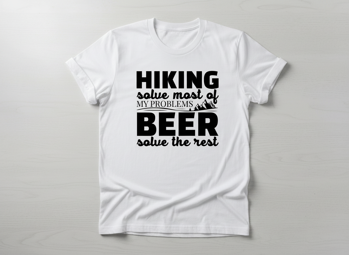 Hiking and Beer Quote SVG-Cricut, Silhouette, Sublimation Cut File Canada-Funny Camping Design (Digital Download)