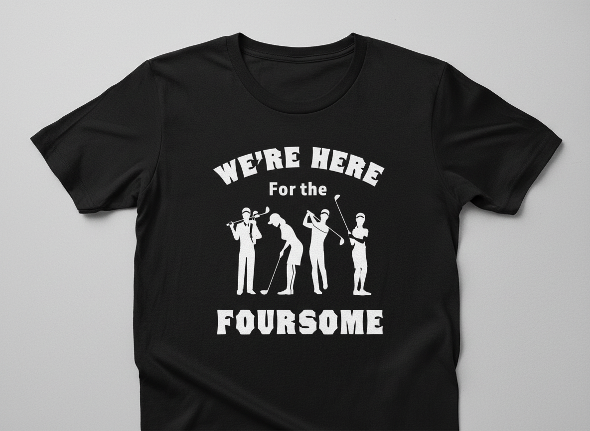 Funny Golf Foursome SVG-Cricut, Silhouette, Sublimation Cut File Canada-Adult Humor, Golf Team Shirt (Digital Download)