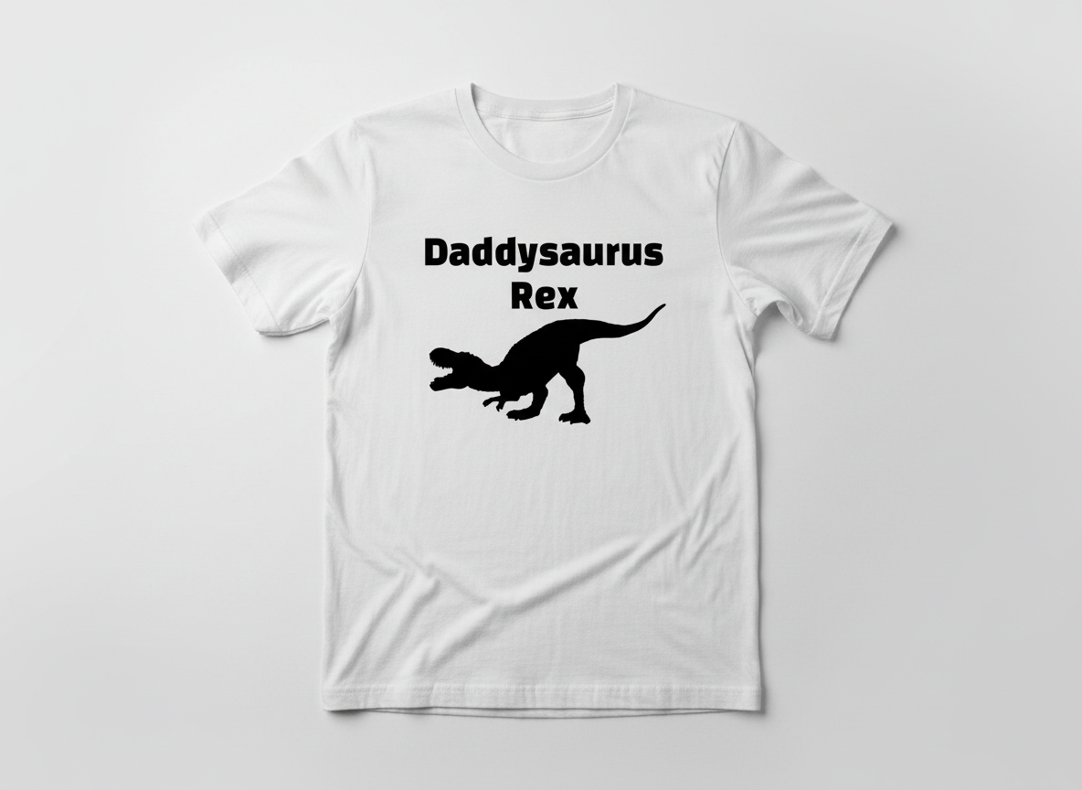 Daddysaurus Rex SVG-Cricut, Silhouette, Sublimation Cut File Canada-Funny Dinosaur Dad Design (Digital Download)