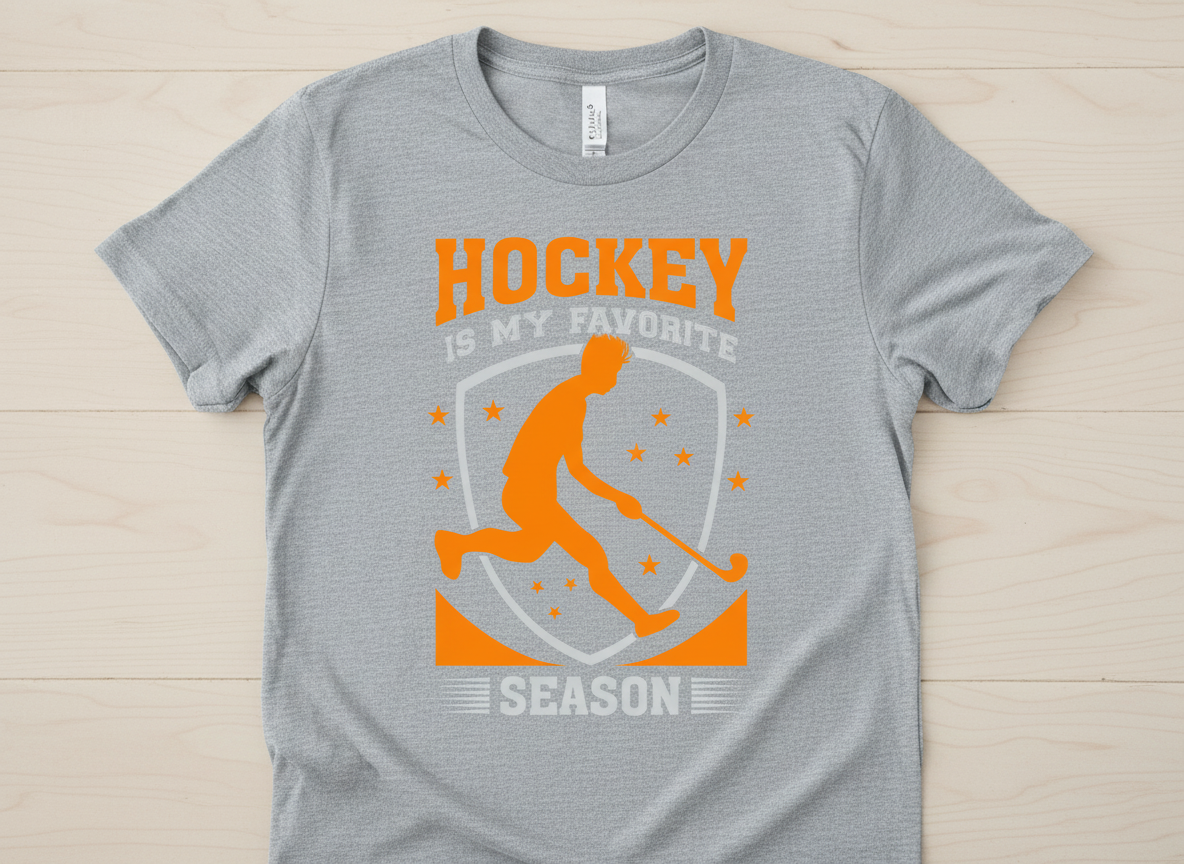 Hockey Is My Favorite Season SVG-Cricut, Silhouette, Sublimation Cut File Canada-Player Silhouette Design (Digital Download)