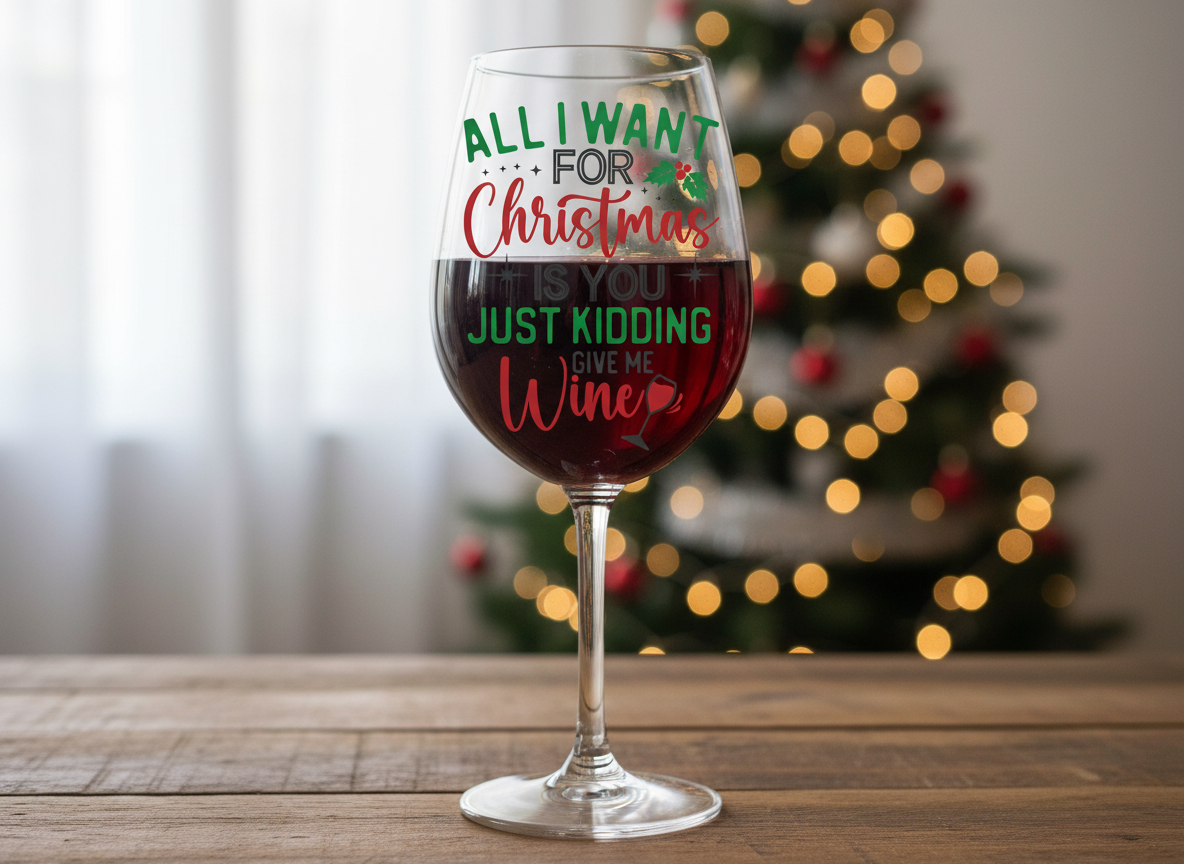 Funny Christmas Wine Quote SVG-Cricut, Silhouette, Sublimation Cut File Canada-Holiday Cricut, Silhouette File (Digital Download)