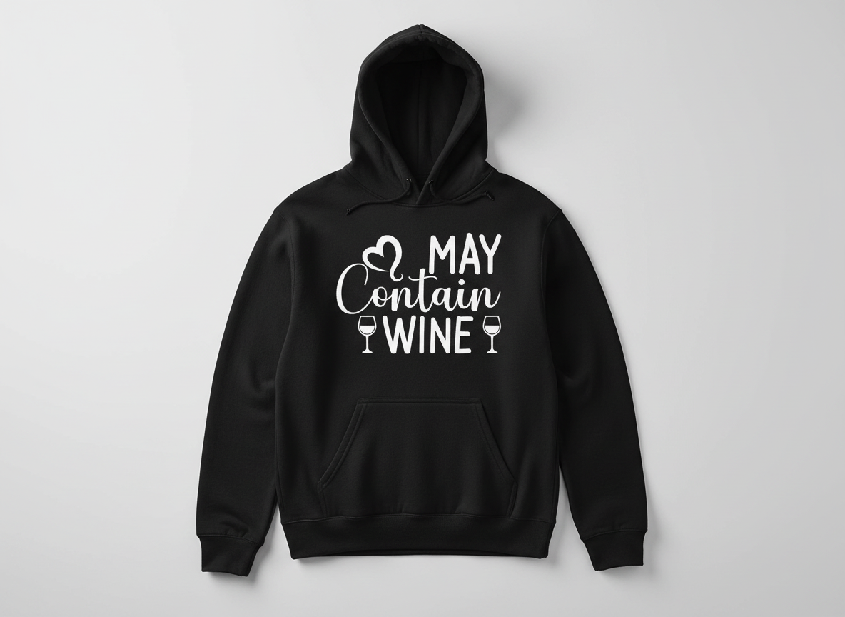 May Contain Wine SVG-Cricut, Silhouette, Sublimation Cut File Canad-Funny Wine Lover Quote-nstant Download