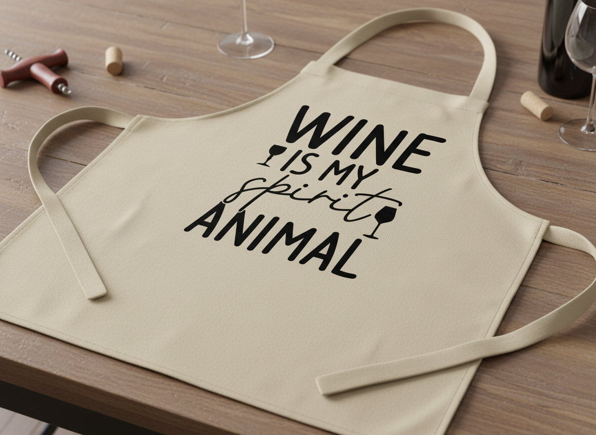 Funny WineSVG-Cricut, Silhouette, Sublimation Cut File Canada-Wine is My Spirit Animal Design (Digital Download)