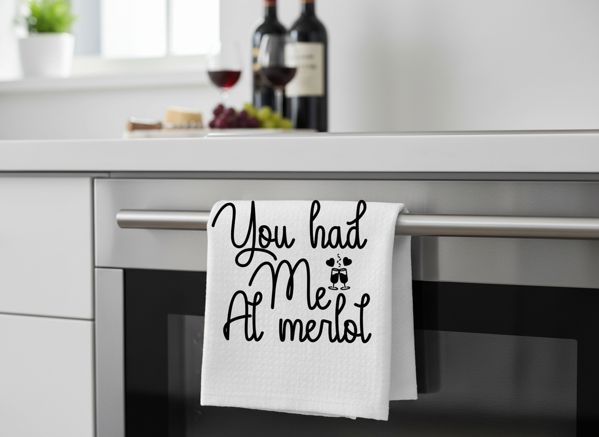 You Hade Me at Merlot SVG-Cricut, Silhouette, Sublimation Cut File Canada-Funny Wine Quote (Digital Download)