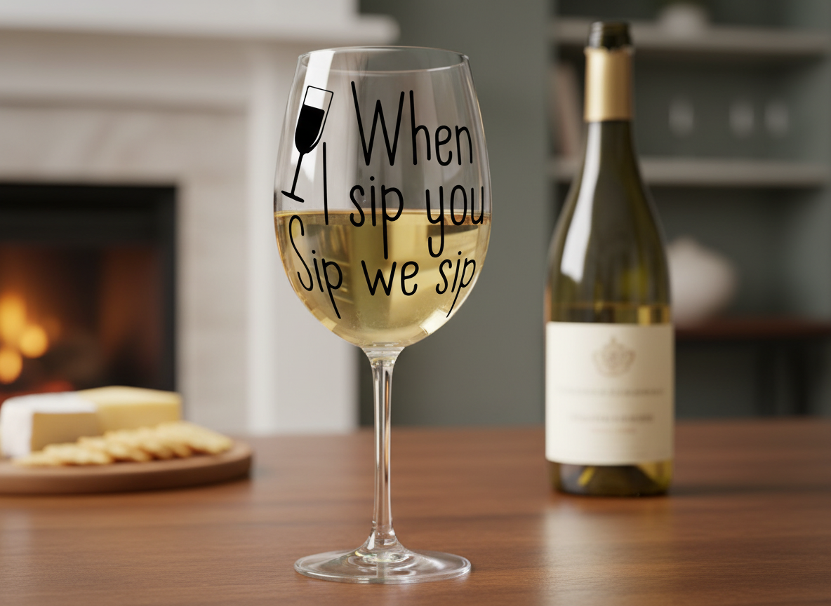 When I Sip You Sip We Sip svg-Cricut, Silhouette, Sublimation Cut File Canada-Funny Wine Graphic Cut File (digital download)