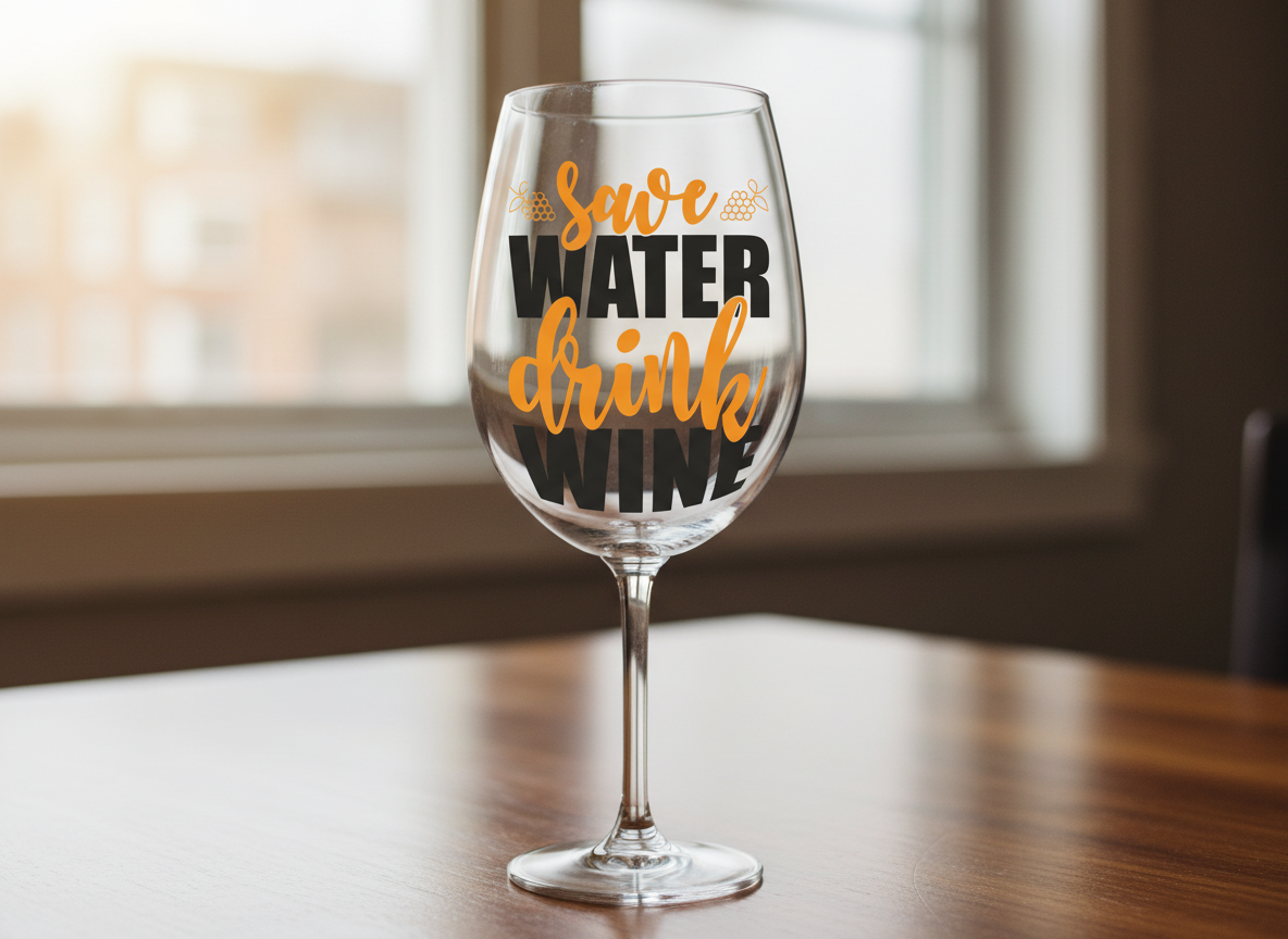 Save Water Drink Wine SVG-Cricut, Silhouette, Sublimation Cut File Canada-Funny Wine Quote, Party Decor (Digital Download)