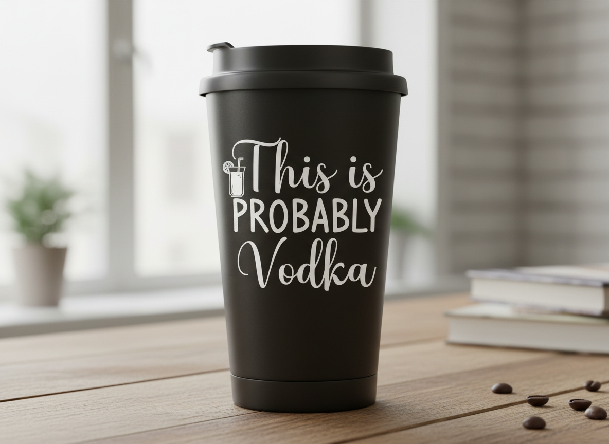 This Is Probably Vodka SVG-Cricut, Silhouette, Sublimation Cut File Canada-Funny Drink Quote-Instant Download