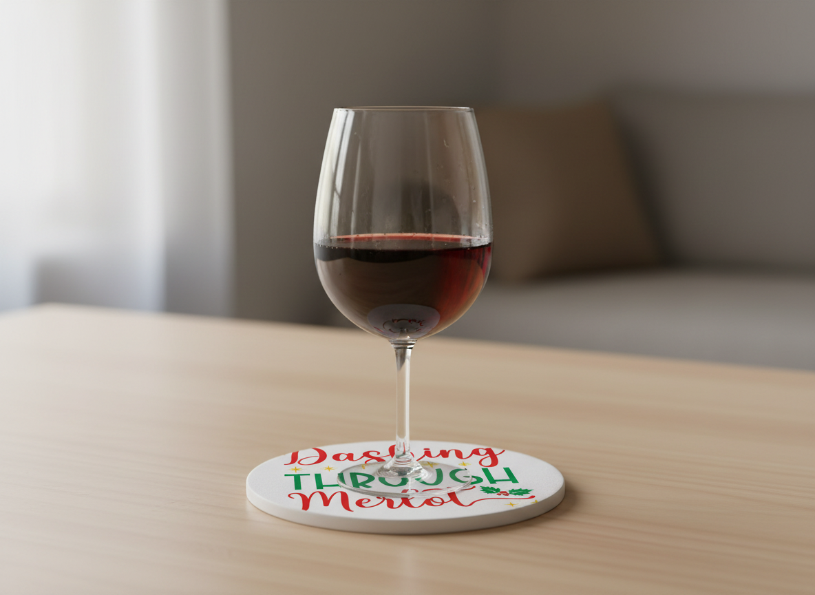 Dashing Through Merlot SVG-Cricut, Silhouette, Sublimation Cut File Canada-Funny Christmas Wine Quote (Digital Download)