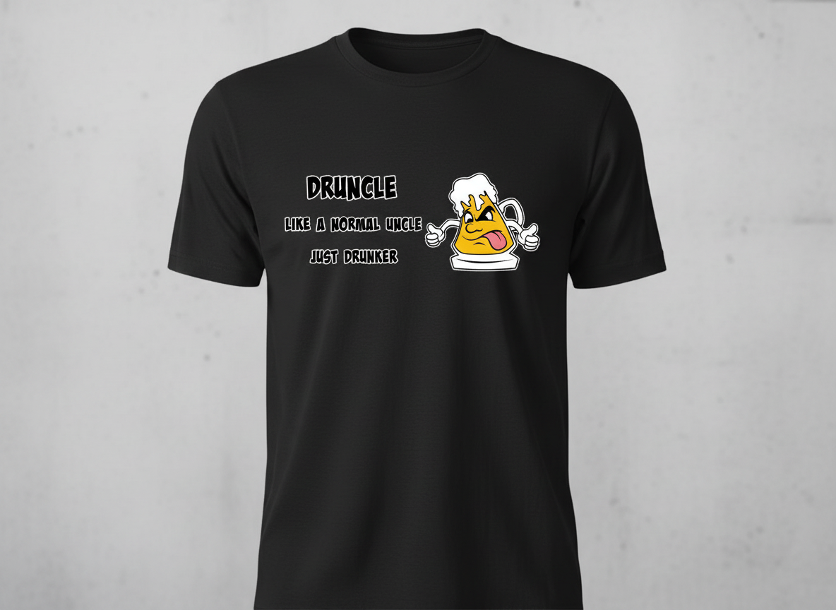 Funny Drunkle Beer Quote Graphic-Uncle Gift SVG–Cricut, Silhouette, Sublimation Cut File Canada PNG JPG