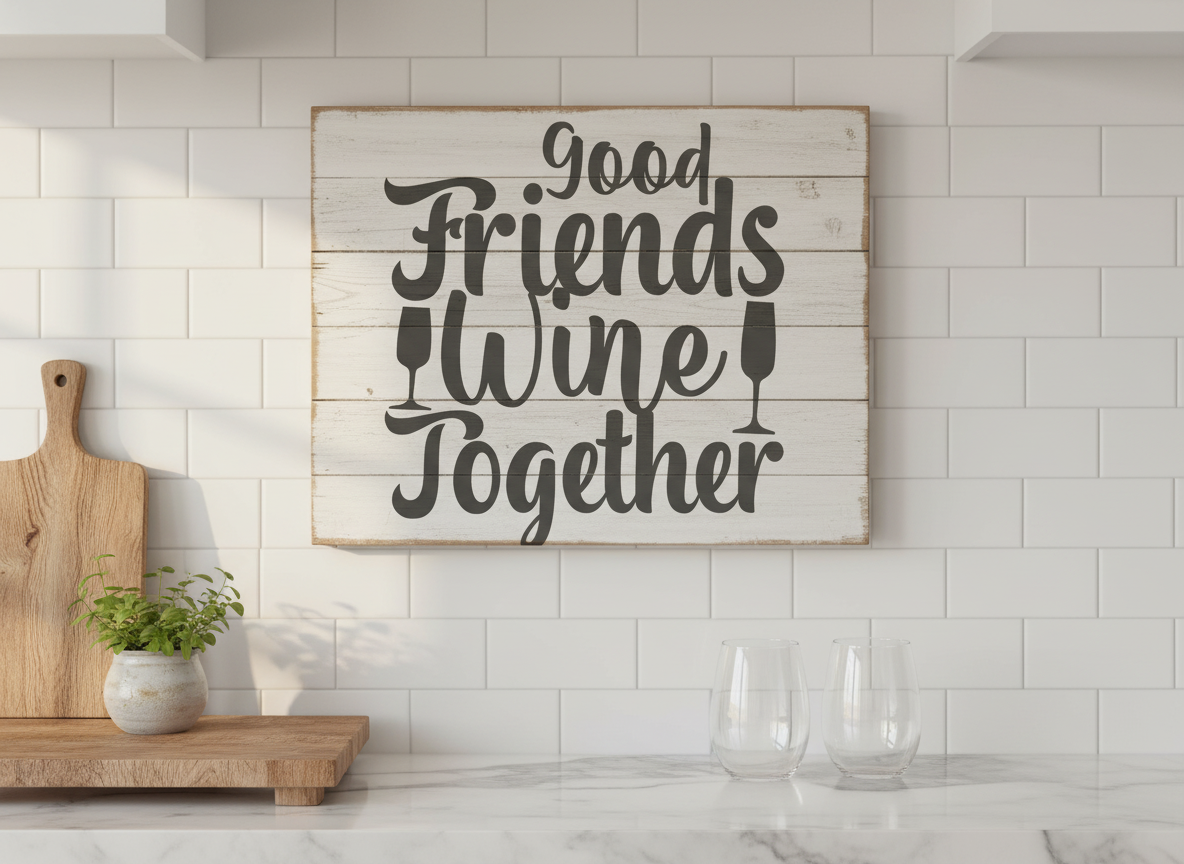 Good Friends Wine Together SVG-Cricut, Silhouette, Sublimation Cut File Canada-Funny Wine Quote Graphic (Digital Download)