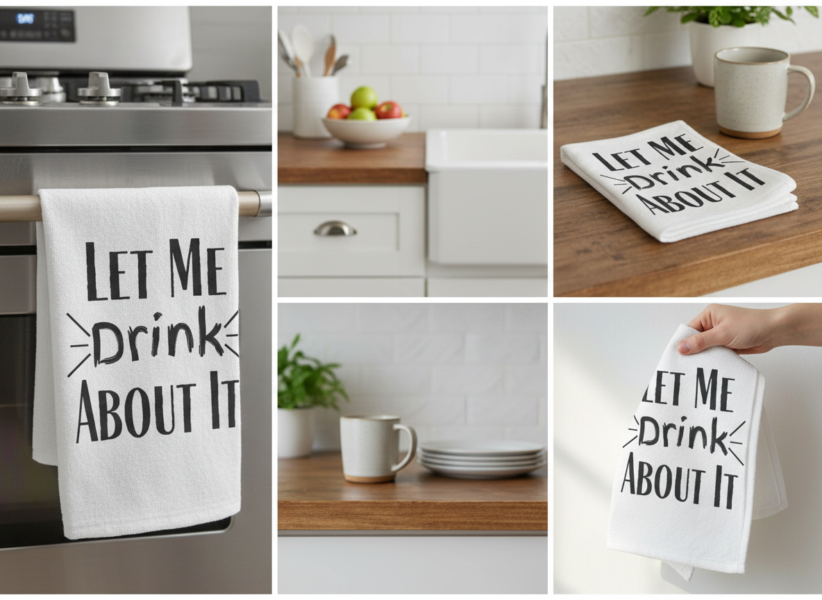 Funny 'Let Me Drink About It' SVG-Cricut, Silhouette, Sublimation Cut File Canada-Drinking Quote Design (Digital Download)