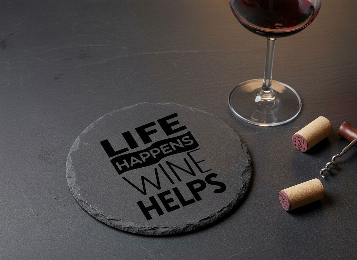 Life Happens, Wine Helps SVG-Cricut, Silhouette, Sublimation Cut File Canada-Funny Wine Quote Design-Instant Download