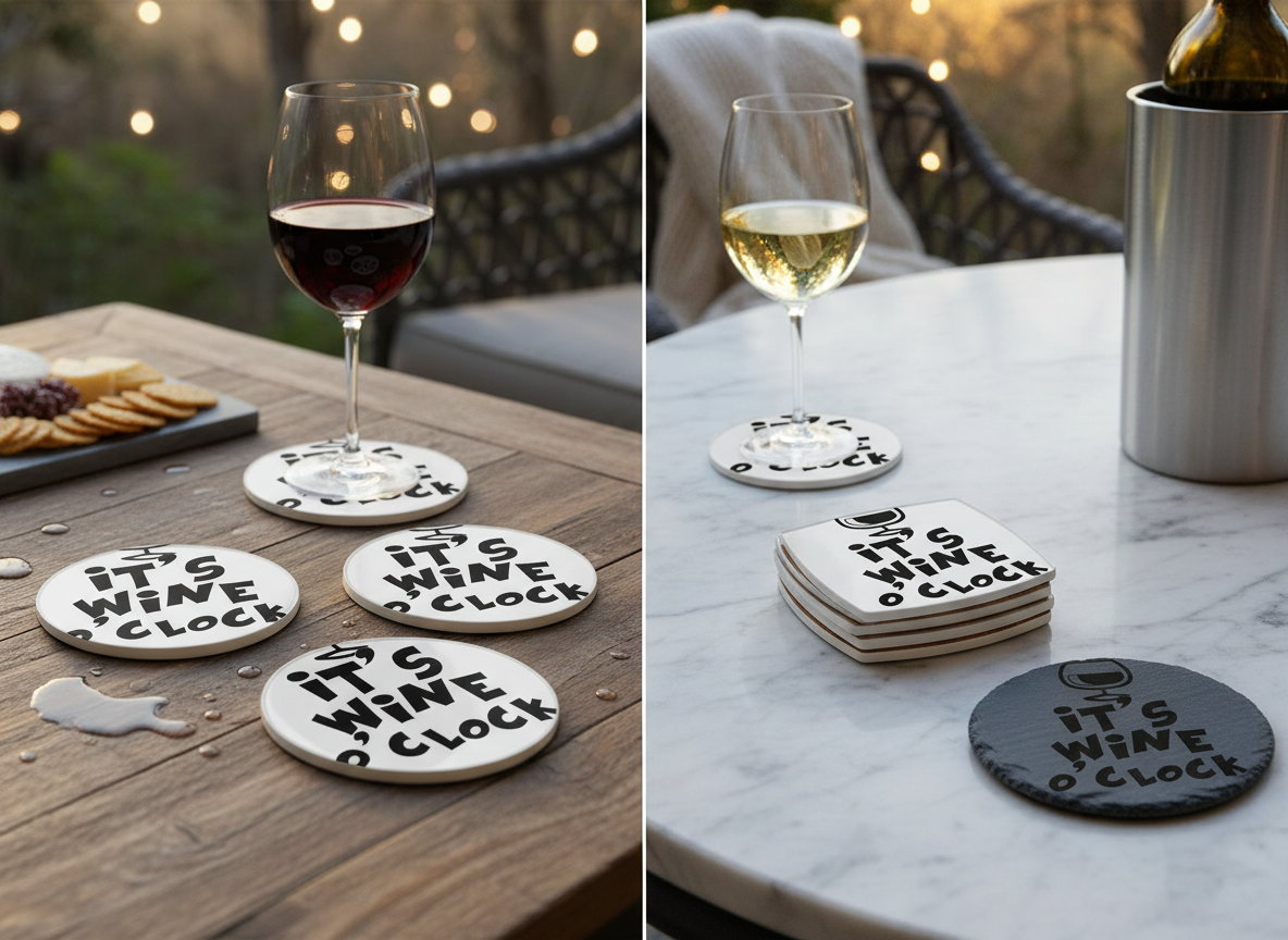 It's Wine O'Clock SVG-Cricut, Silhouette, Sublimation Cut File Canada-Funny Wine Quote Design (Digital Download)