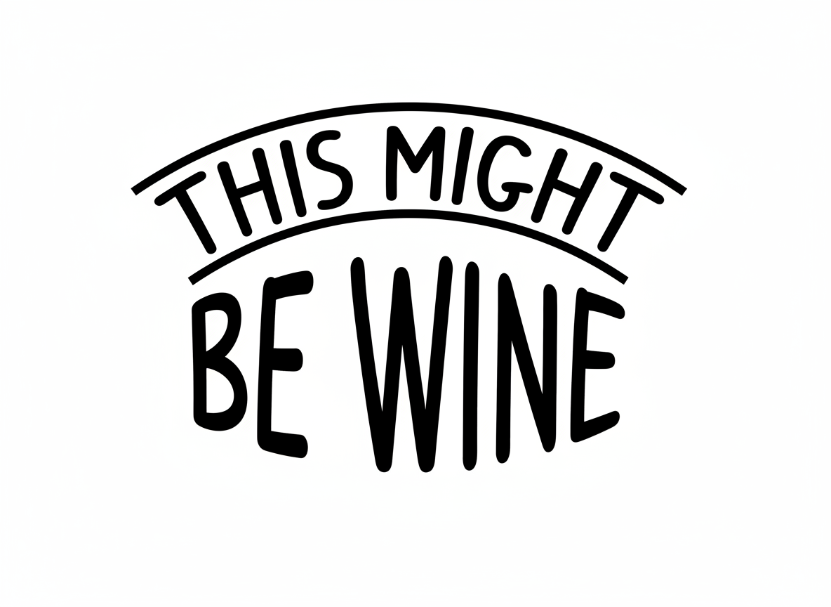 Funnt Wine SVG-Cricut, Silhouette, Sublimation Cut File Canada-This Might Be Wine (Digital Download)