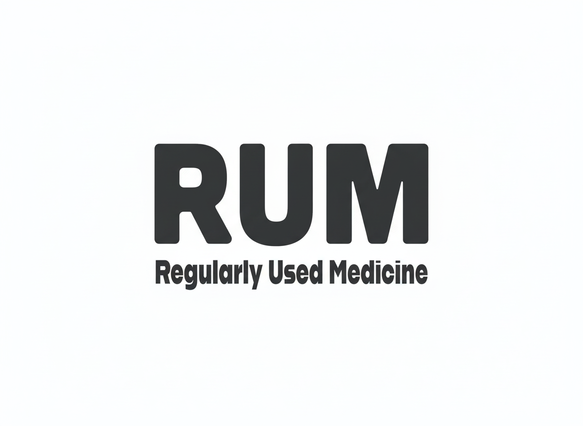 RUM Regularly Used Medicine SVG-Cricut, Silhouette, Sublimation Cut File Canada-Instant Download