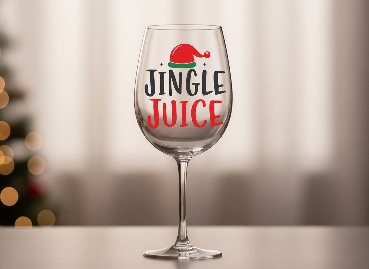 Jingle Juice SVG-Cricut, Silhouette, Sublimation Cut File Canada-Funny Christmas Quote Cut File (Digital Download)