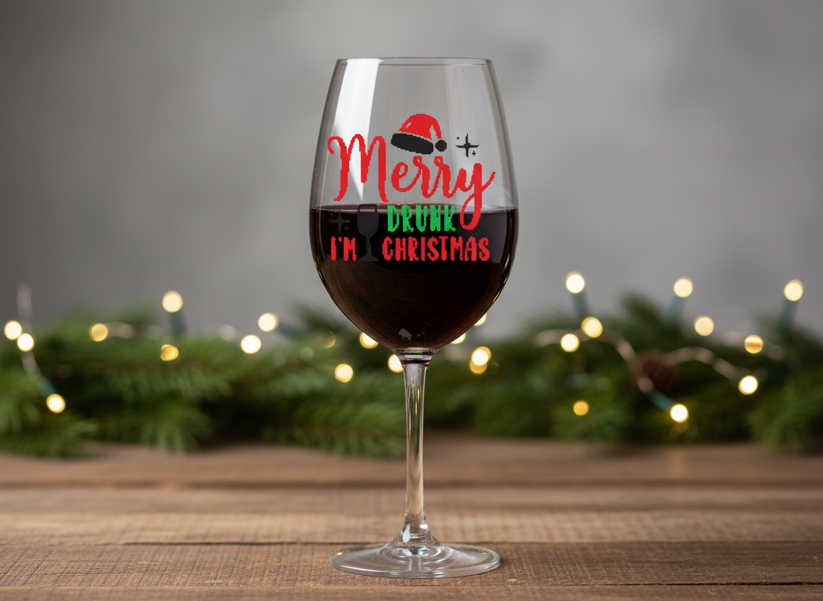 Funny Christmas Alcohol Quote-Holiday SVG-Cricut, Silhouette, Sublimation Cut File Canada (Digital Download)