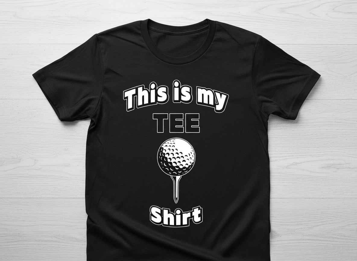 Funny Golf SVG  Cricut, Silhouette,Sublimation Cut File Canada-This Is My Tee Shirt Quote (Digital Download)