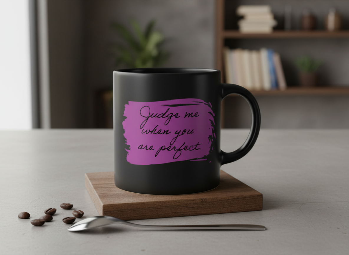 Judge Me When You're Perfect-SVG – Cricut, Silhouette, Sublimation Cut File Canada (digital download)