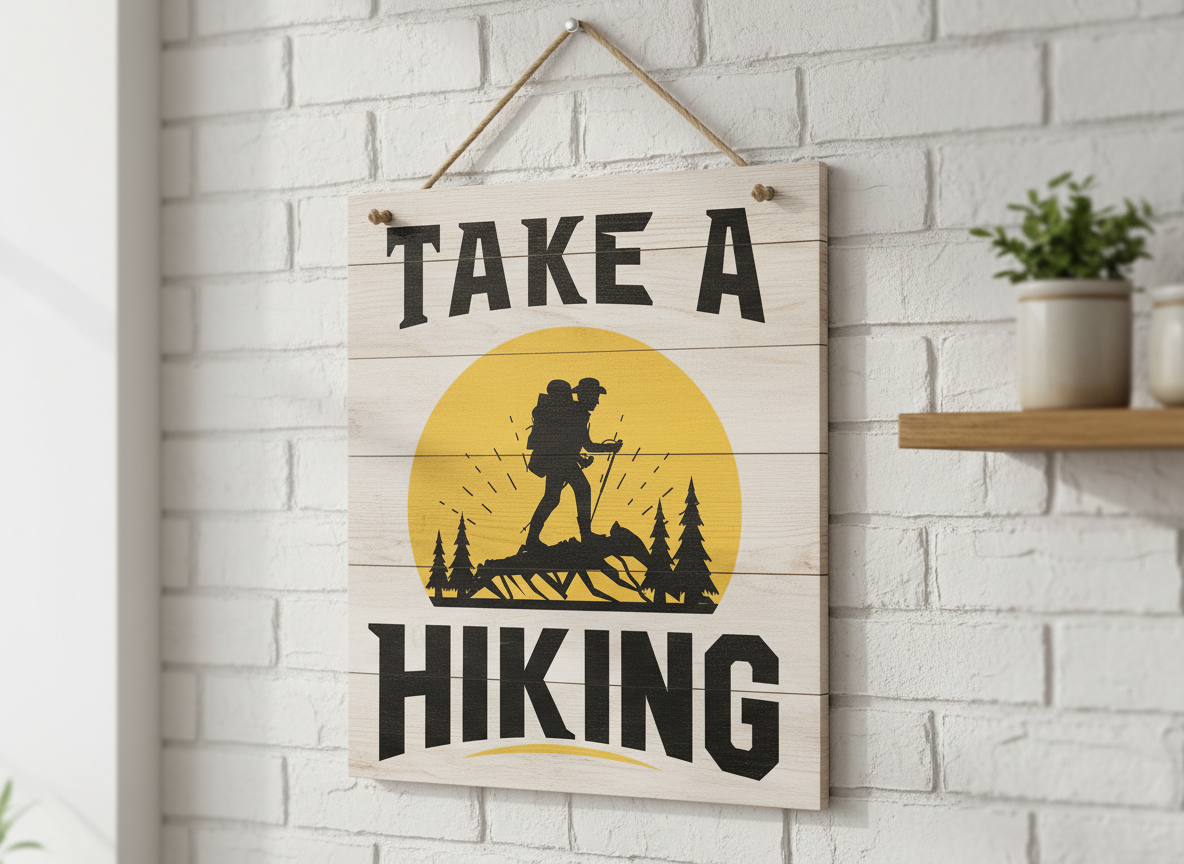 Take a Hike SVG-Cricut, Silhouette, Sublimation Cut File Canada-Mountain Adventure Silhouette (Digital Download)
