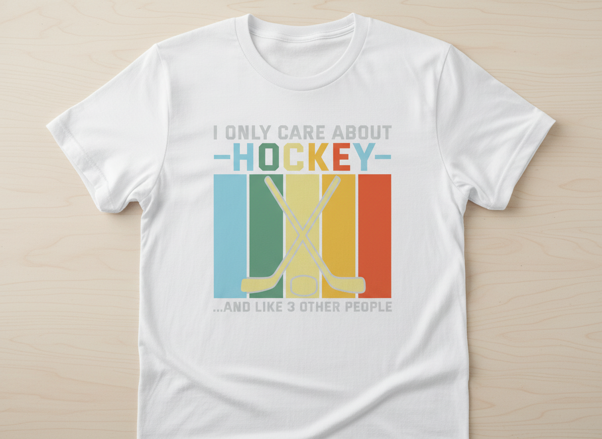 Funny Hockey Quote SVG-Cricut, Silhouette, Sublimation Cut File Canada-Retro Hockey Design (Digital Download)