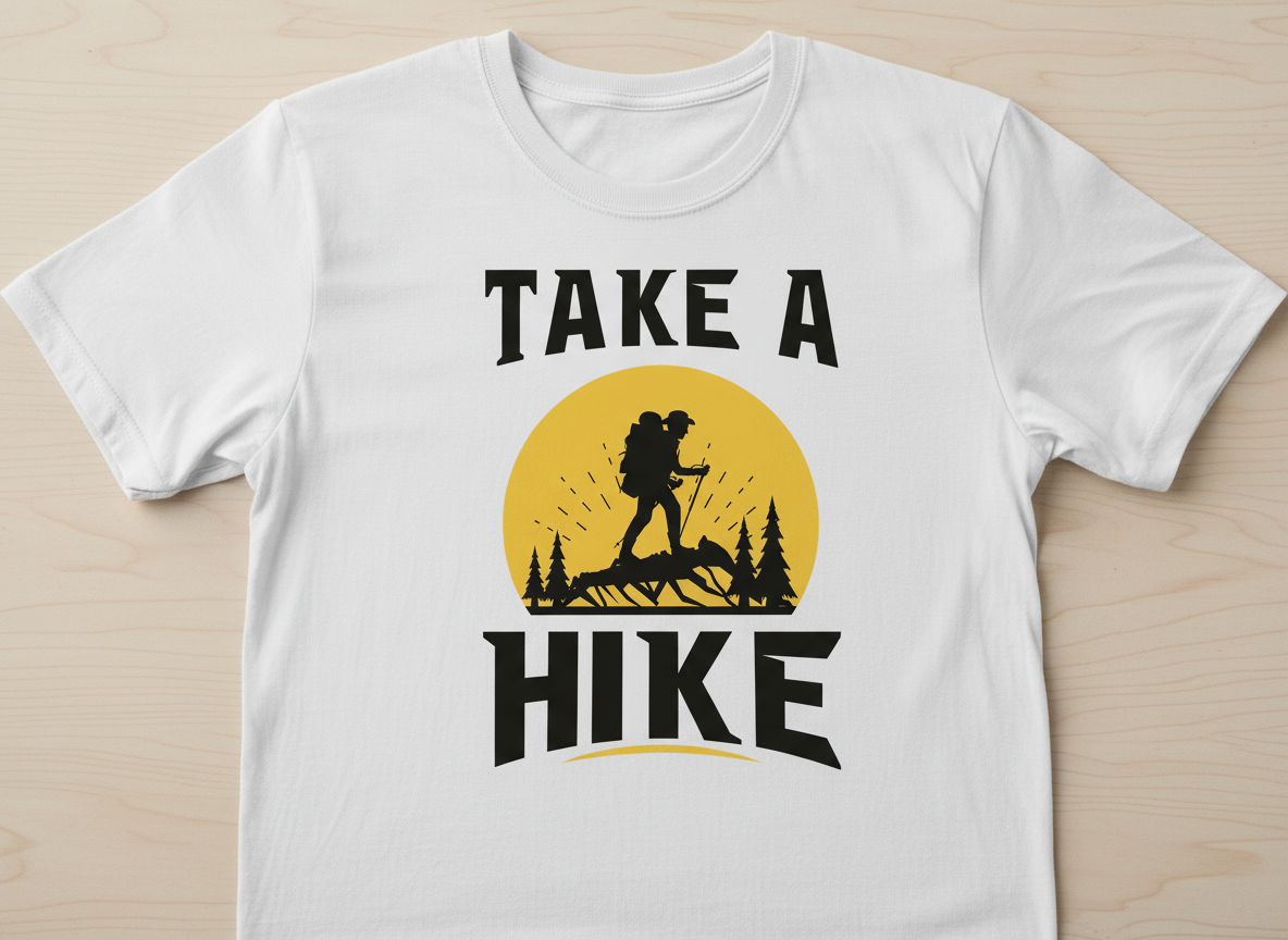 Take a Hike SVG-Cricut, Silhouette, Sublimation Cut File Canada-Mountain Adventure Silhouette (Digital Download)