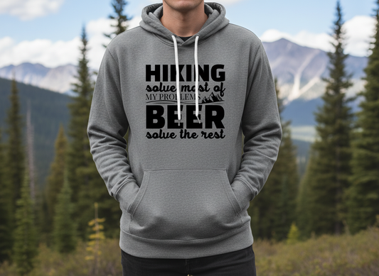 Hiking and Beer Quote SVG-Cricut, Silhouette, Sublimation Cut File Canada-Funny Camping Design (Digital Download)