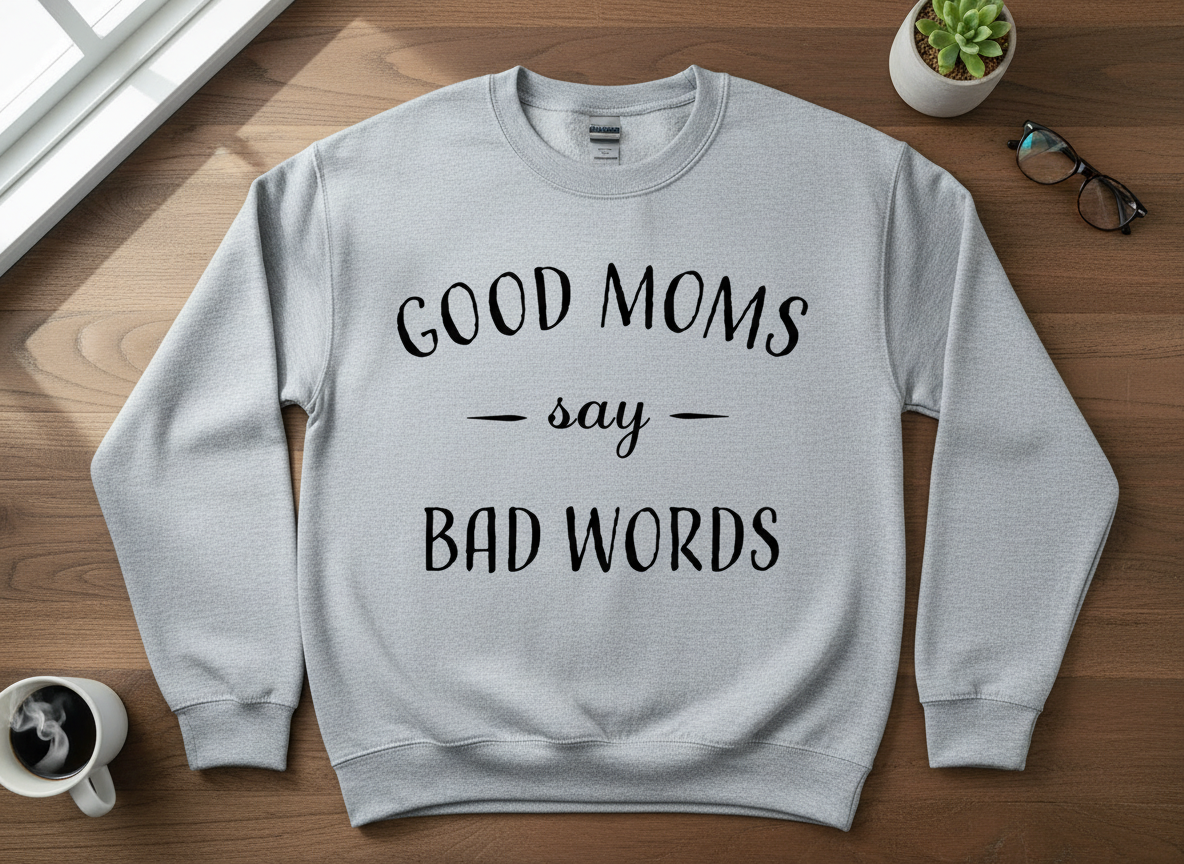 Good Moms Say Bad Words svg-Cricut, Silhouette, Sublimation Cut File Canada(Digital Download)