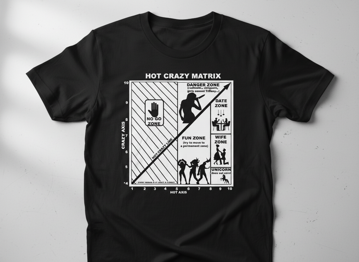 Hot-Crazy Matrix Graphic-Cricut, Silhouette, Sublimation Cut File Canada-Funny T-Shirt Design (svg, png, jpg, dfx)
