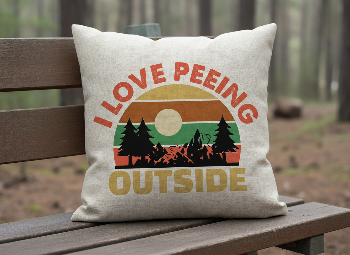 Camping and Hiking SVG-Cricut, Silhouette, Sublimation Cut File Canada-I Love Peeing Outside (svg, dxf, eps) (Digital Download)