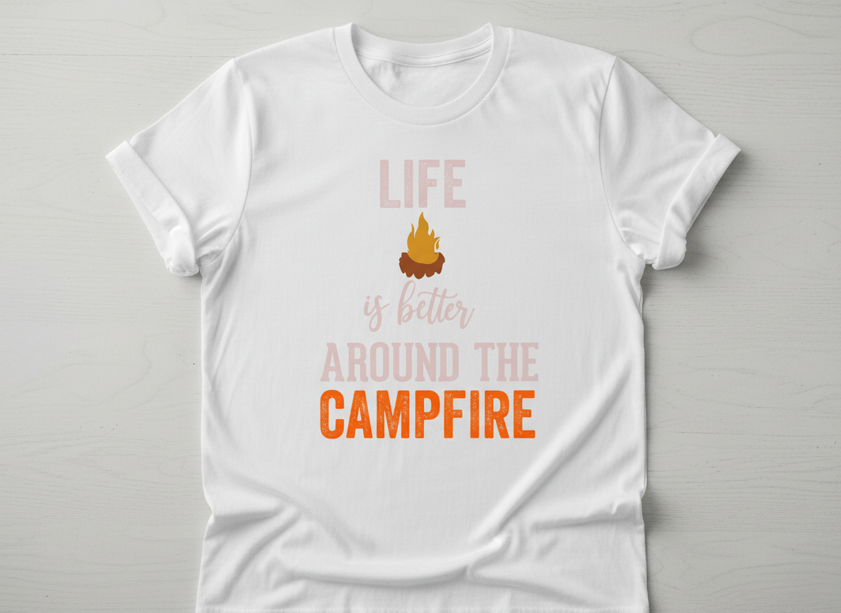 Camping and Campfire SVG-Cricut, Silhouette, Sublimation Cut File Canada-Funny Camping Quote (Digital Download)