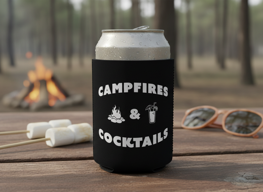 Campfires and Cocktails SVG-Cricut, Silhouette, Sublimation Cut File Canada-Funny Camping Quote (Digital Download)