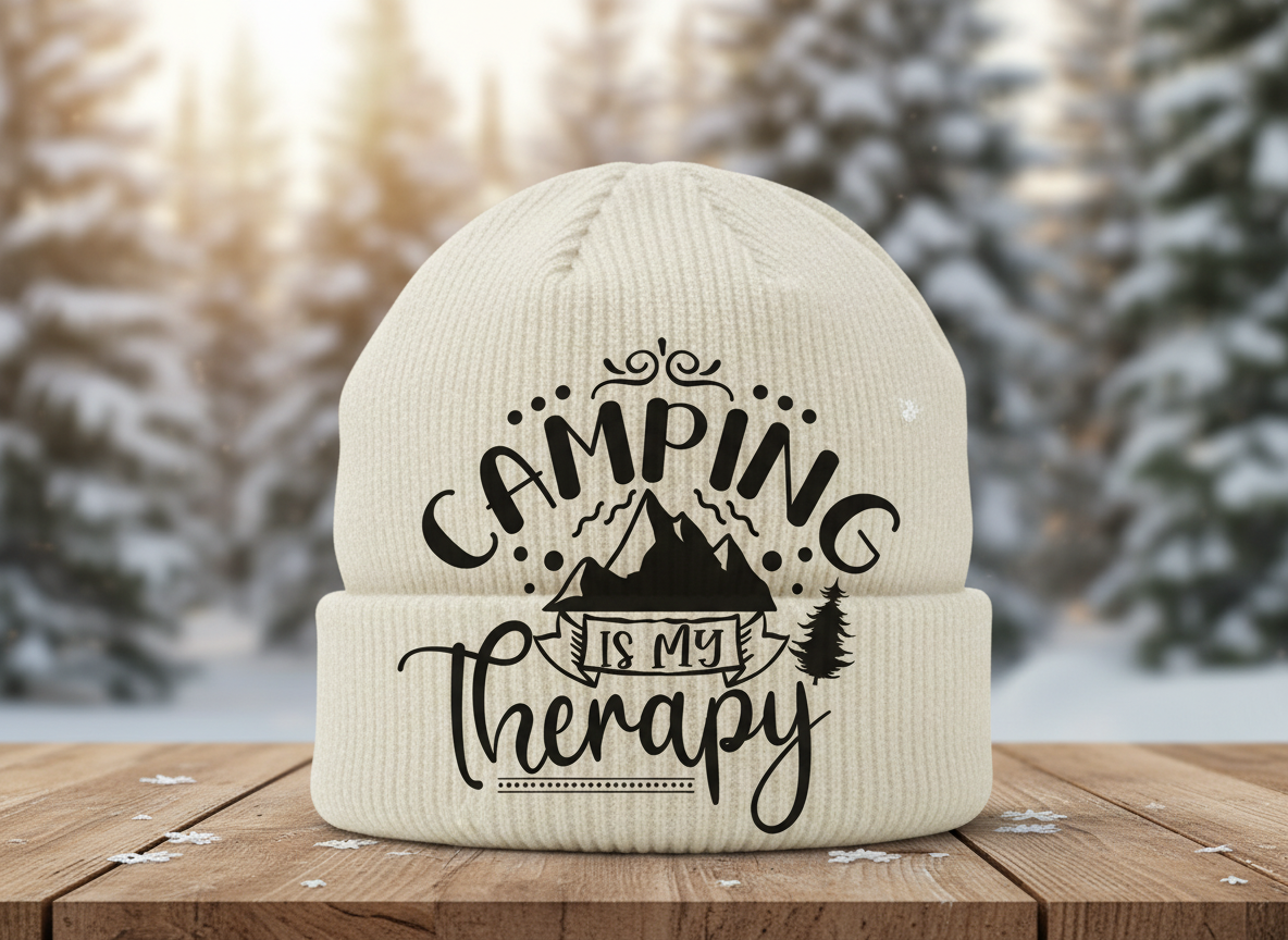 Camping Is My Therapy SVG-Cricut, Silhouette, Sublimation Cut File Canada-Funny Camping Quote (Digital Download)
