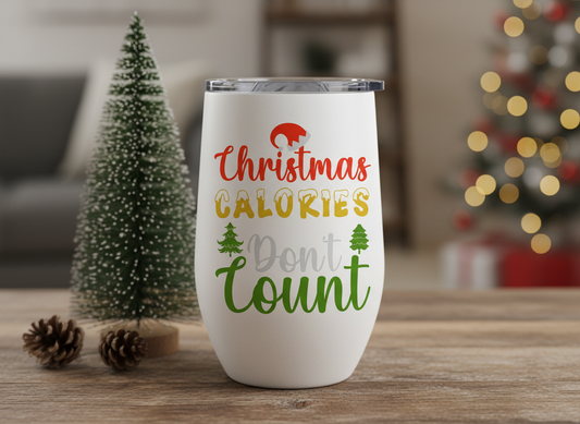 Christmas Calories Don't Count SVG-Cricut, Silhouette, Sublimation Cut File Canada-Funny Holiday Baking Design (Digital Download)