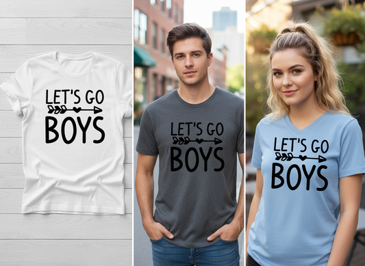 Lets Go Boys SVG-Cricut, Silhouette, Sublimation Cut File Canada-Country Western Quote Design-Instant Download
