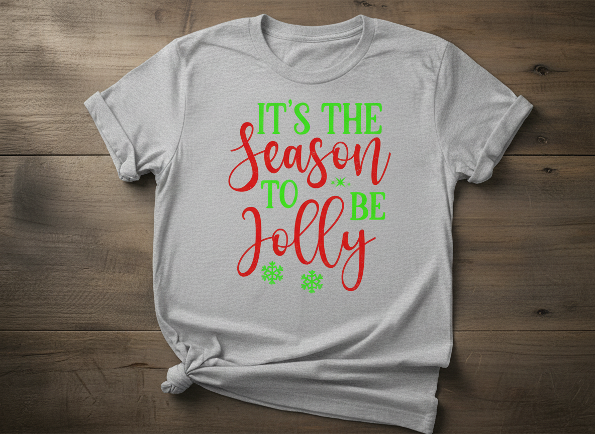 Christmas Quote SVG-Cricut, Silhouette, Sublimation Cut File Canada-It's the Season to Be Jolly Cut File (Digital Download)