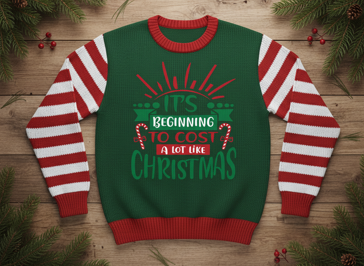 Funny Christmas Quote SVG-Cricut, Silhouette, Sublimation Cut File Canada-Holiday Cut File (Digital Download)