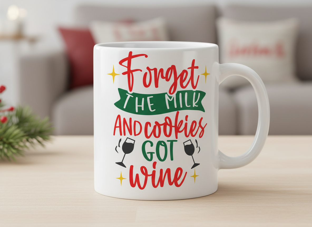 Funny Christmas Wine Quote SVG-Cricut, Silhouette, Sublimation Cut File Canada-Holiday Cricut Cut File (Digital Download)