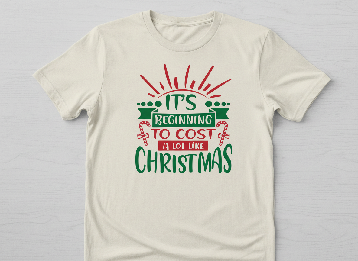 It's Beginning to Cost a Lot Like Christmas SVG-Cricut, Silhouette, Sublimation Cut File Canada-Funny Holiday Cut File (Digital Download)