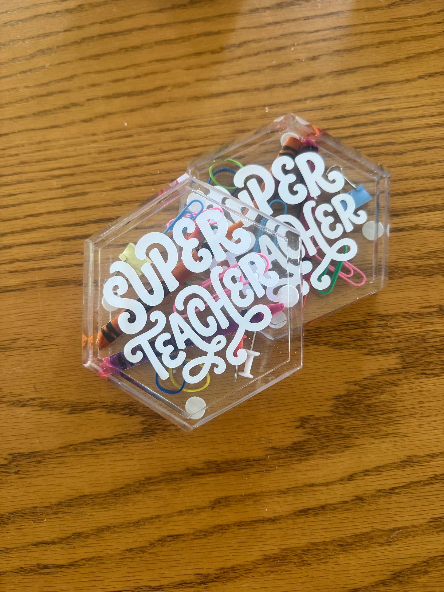 Handmade Teacher-Themed Resin Coasters – Perfect Teacher Gift!