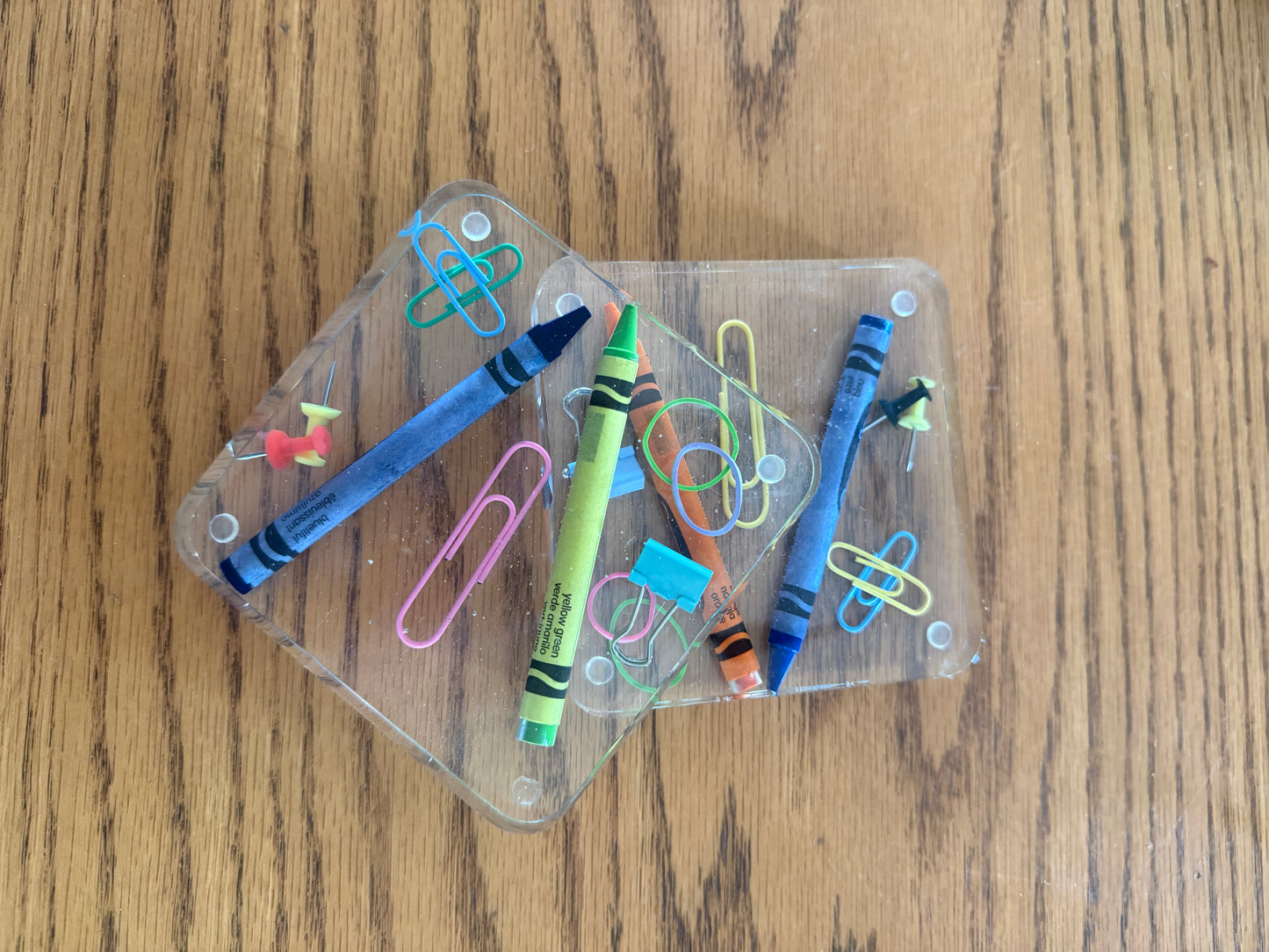 Handmade Teacher-Themed Resin Coasters – Perfect Teacher Gift!