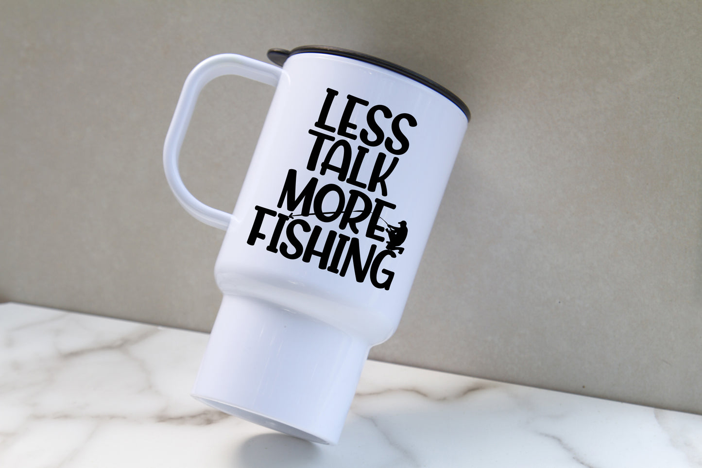 Less Talk More Fishing SVG-Cricut, Silhouette, Sublimation Cut File Canada-Funny Fisherman Quote (Digital Files)