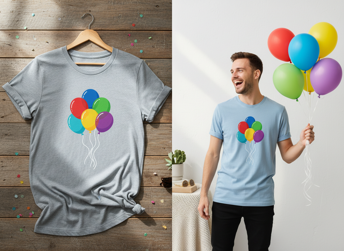 Colorful Balloons SVG-Cricut, Silhouette, Sublimation Cut File Canada Graphic-Party Decorations (Digital Download)