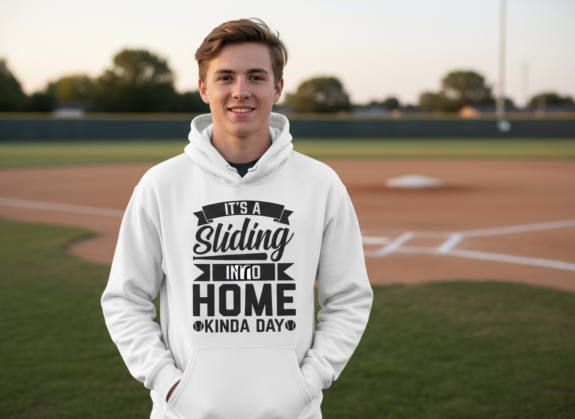 Sliding Into Home Baseball SVG-Cricut, Silhouette, Sublimation Cut File Canada-Funny Sports Mom Design (Digital Download)