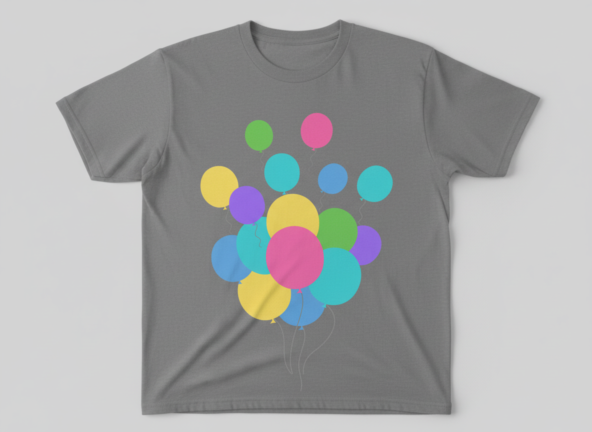 Colorful Balloons SVG-Cricut, Silhouette, Sublimation Cut File Canada-Party Graphic, Instant Download