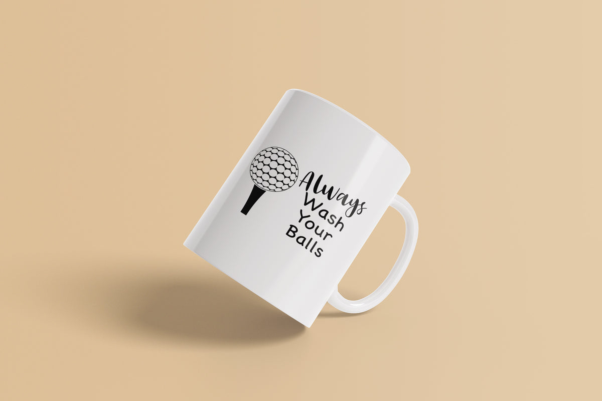 Funny Golf SVG-Cricut, Silhouette, Sublimation Cut File Canada-Golfer Humor, Always Wash Your Balls (Digital Download)