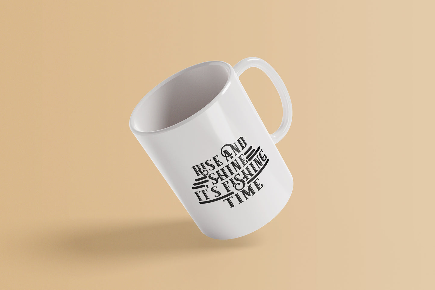 Rise and Shine Fishing Time SVG-Cricut, Silhouette, Sublimation Cut File Canada-Funny Fisherman Quote (Digital Download)