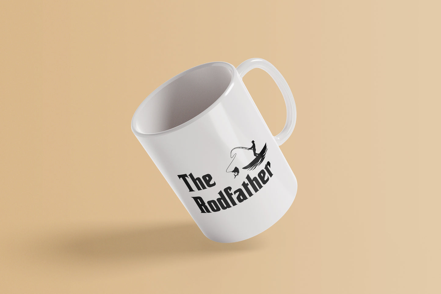 The Rodfather Fishing SVG-Cricut, Silhouette,  Sublimation Cut File Canada-Funny Fisherman Gift Design (Digital Download)