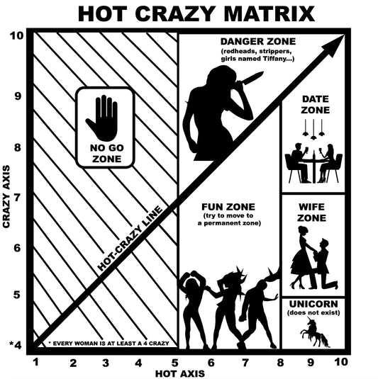Hot-Crazy Matrix Graphic | Funny T-Shirt Vector (svg, png, jpg, dfx)